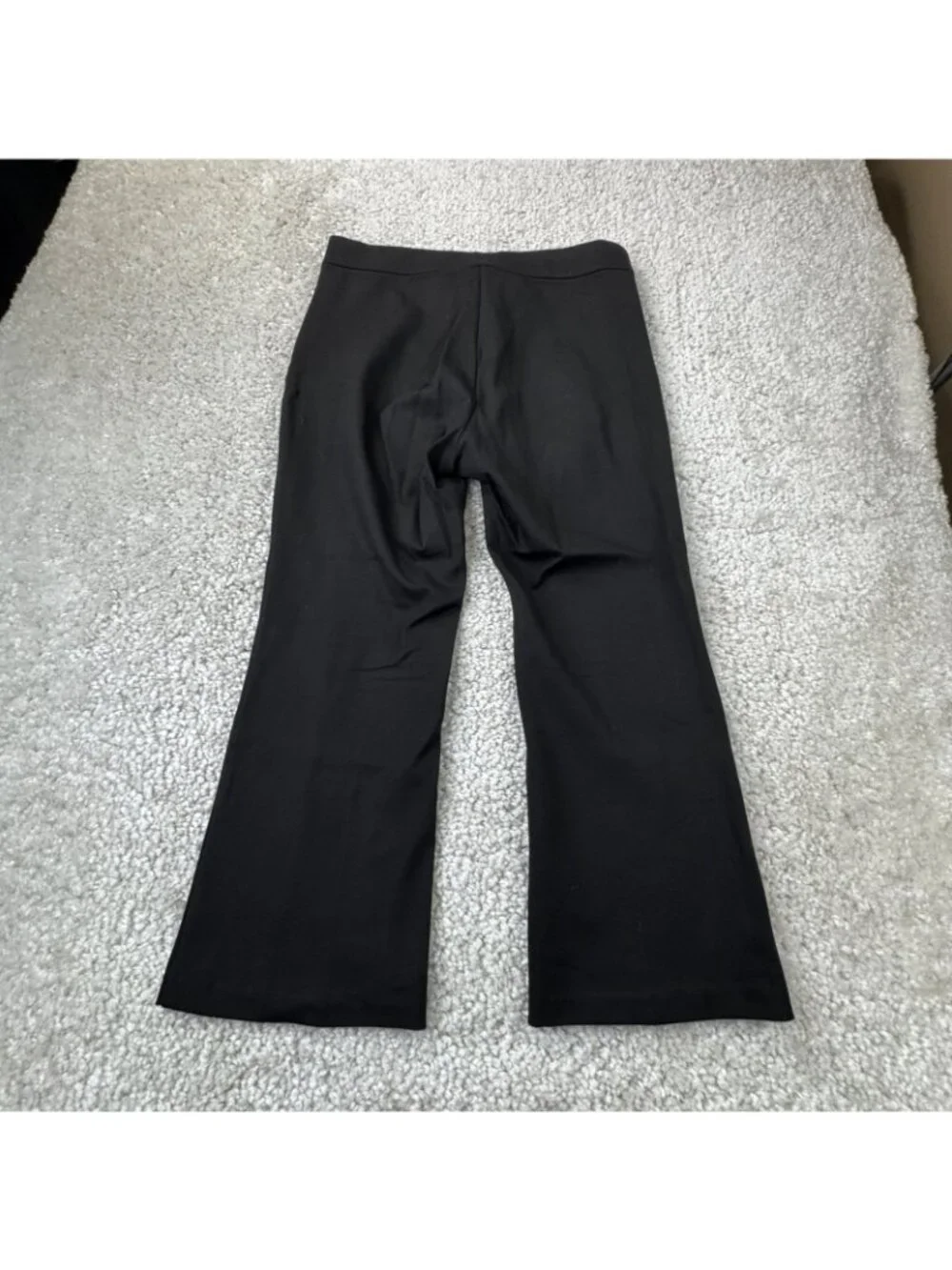 J.Crew Mario Bellucci Demi Boot Trouser Ponte Pant Black Womens 12 Petite